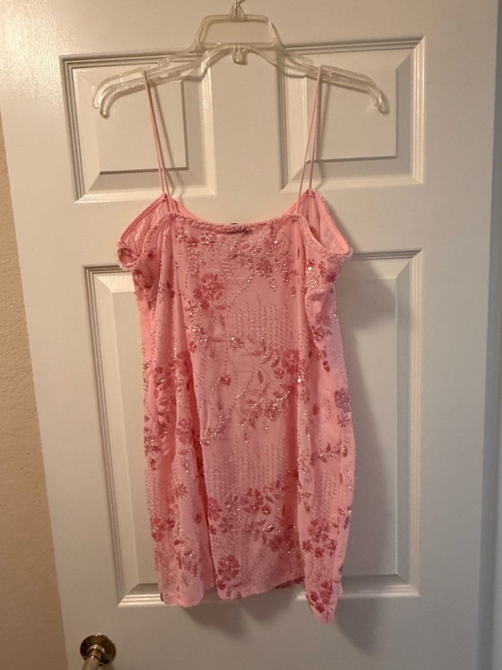 Edikted Romey Beaded Chiffon Mini Dress NWT SZ LARGE Festival Party Wedding Hot - Picture 7 of 15